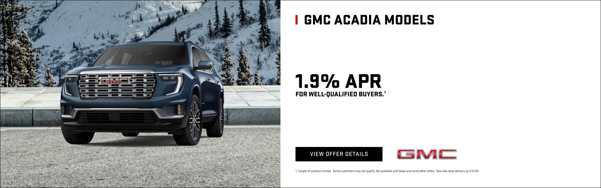 1.9% APR for well-qualified buyers.1